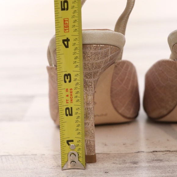 [NEW] Donald Pliner Playa Slingback Heel in Platino Size 8 NWOB - Picture 7 of 8